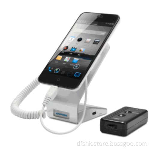 retail automation system that secure and charge mobile phone